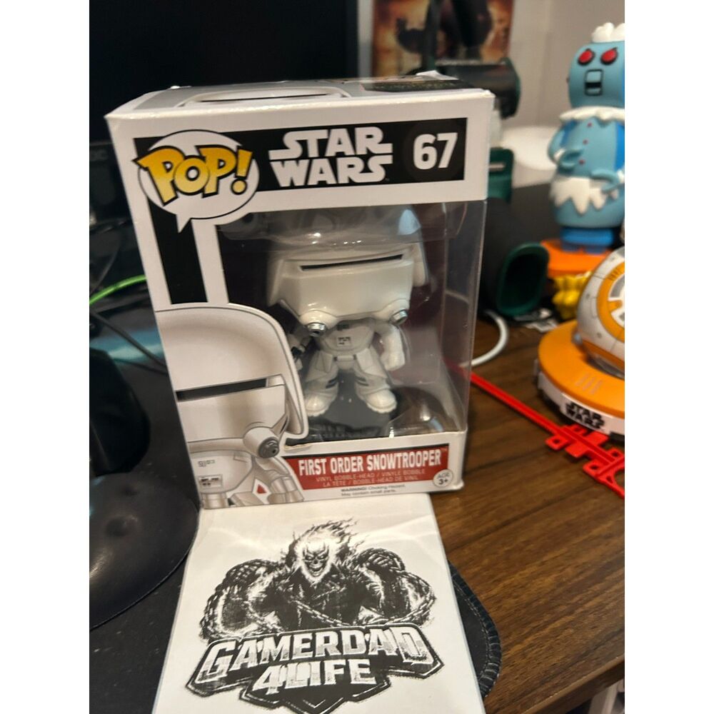 Funko Pop! Star Wars Force Awakens - First Order Storm Trooper Vinyl Bobble # 67